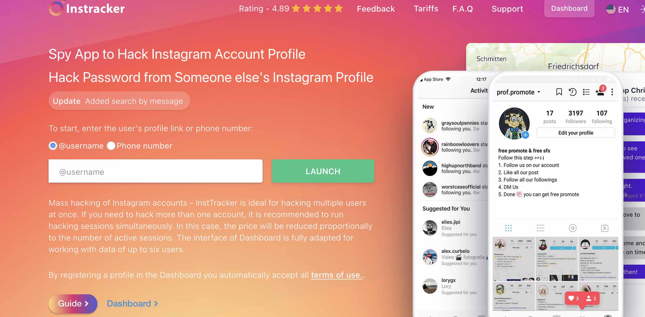 InsTracker vous aide à trouver qui aime une personne sur Instagram